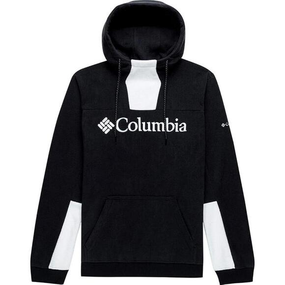 Columbia Men's Lodge™ Active-Fit Colorblocked Fleece Logo Hoodie sz.L - Picture 4 of 4